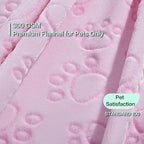 Premium Soft Dog Blankets for Large Dogs, Large Cat Blanket Calming Washable for Bed Couch Protection Cover, Dog Essentials for Dog, 66 * 82 inches, Pink