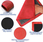 Clay Towel 2 Pack 12 x 12 Inch, Clay Bar Towel for Auto Detailing Microfiber Car Cloth Cleaner Automotive for Car Detailing (2, Red, 12 x 12 Inch)