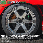 3D GLW Series Iron Remover – Fast Acting Fallout & Brake Dust Cleaner | pH Balanced Wheel & Paint Decontamination | DIY Detailing Spray | Made in USA |16 oz
