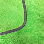 Detailer's Preference Large 320 GSM Microfiber Towels for Car Detailing, Washing, Drying, Ultra Soft Terry Weave, Scratch-Free, Lint-Free, Multi-Surface, Reusable, 16x24 Inch, 12-Pack, Green