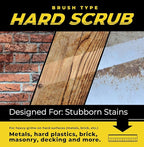VViViD Drill Backing Plate + Power Scrub Brush Attachment, 4” inch / 100mm Diameter Surface Area, Hard Bristles