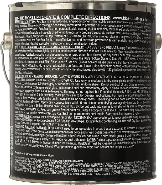 KBS Coatings 4509 Cat Yellow RustSeal - 1 Gallon
