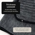 High Absorbency Weavy Microfiber Car Detailing Soft Drying Towel 1200gsm (1pack, 13.7"x13.7")