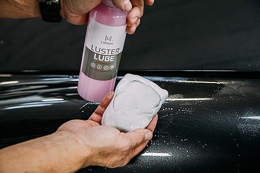 Fore Clay and Luster Lube - Clay Bar Kit, Auto Detailing Clay bar for Cars, Trucks, Boats, Glass and Plastic. Includes Luster Lube Hydrophobic Lubricant.