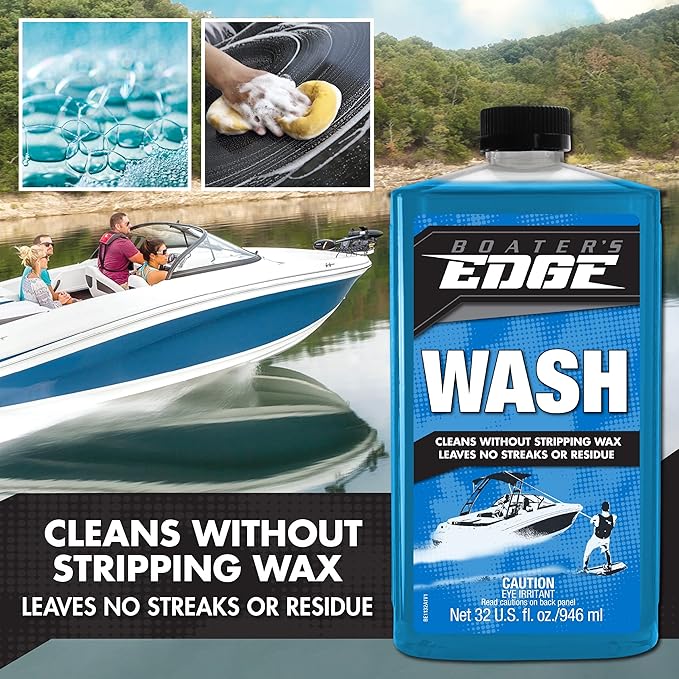 BOATER'S EDGE Wash - Biodegradable Boat Soap Concentrate - 32 OZ (BE1132)