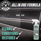 Chemical Guys SPI_103_1602 Sprayable Leather Cleaner and Conditioner in One for Car Interiors, Apparel, and More (Works on Natural, Synthetic, Pleather, and More) Leather Scent, (2 Pack) 16 fl oz