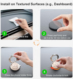 BOCLOUD 2026 Next-Gen Suction Cup Phone Mount Cute 360° Zinc Alloy 109 LBS Phone Stand Vacuum Magnetic Car Holder for MagSafe Strongest Accessories for iPhone 16 15 14... Android