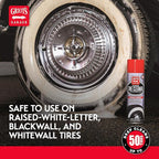 Griot's Garage Foaming Tire Cleaner, Removes Silicone Residue and Grime on Car, Truck, Motorcycle, and RV Tires, Safe for Whitewall Tires, 10952, 19oz