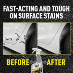 CLR Brands Automotive Grease, Tar & Oil Remover, 22 oz. Spray Bottle, Non-Abrasive, Dissolves Grease, Blasts Tar, Zaps Oil from Garage Floors and Machinery