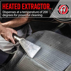 Adam's Polishes Heated Carpet Extractor - Powerful 200 Degree Spot and Upholstery Cleaner, Clear Head Hand Tool, 15 Foot Hose, Easy Dirt and Spot Removal for Vehicles
