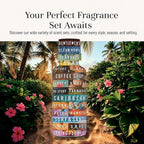 P&J Trading Fragrance Oil Hawaiian Set | Hibiscus, Island Life, Hawaiian Ginger, Tropical Breeze, Plumeria, Aloe Scents for Candle Making, Freshie, Soap Making Supplies, Diffuser Oil Scents