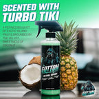 Gottom Detail Spray - Quick & Easy Waterless Detailer - 128 oz - Streak-Free Shine, Removes Prints & Smudges, Clay Bar Lubricant, Wax Support, Safe for Paint, Glass, Trim - Scented with Turbo Tiki