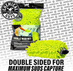 Chemical Guys Chenille Premium Scratch-Free Microfiber Wash Mitt for Car Washing,Lime Green,Ultra-Soft Car Wash Gloves,Swirl-Free Finish,Safe for Trucks,SUVs,Motorcycles,and More,(Pack of 24)