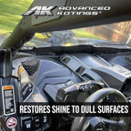 Advanced Kotings High Gloss Shine Coating Spray | Revives Dull Surfaces, UV Protectant, Vinyl, Rubber, Plastic, Easy Off-Road Clean-Up, ATV, UTV, Dirt Bikes & Surfaces | Net Weight 12oz - 6 Pack