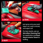 Griot's Garage Leather Care Spray, Car Seat Cleaner and Conditioner for Upholstery, Furniture, Clothing, and More, 11055, One Gallon