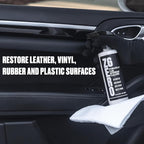 Zero Six - SiO2 Ceramic Interior Cleaner Spray W Microfiber- UV Protection-Anti Static- Anti-Stick Properties | Restores Rubber, Plastic, & Vinyl | Water-Based. Natural Shine