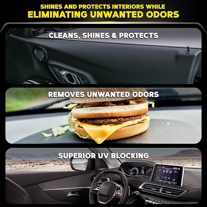 Meguiar's New Car Scent Protectant Wipes - Easy to Use Wipes that Protect and Freshen Your Interior - Ideal for Car Detailing & Maintenance - 30 Count (Pack of 6)