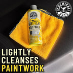 Chemical Guys Butter Wet Wax - Deep Wet Shine Car Wax for Cars, Trucks, SUVs, RVs, and More, Easy On/Off Liquid Formula, Banana Scent - 16 fl oz