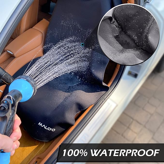 Malo’o SeatGuard Waterproof Car Seat Cover, Neoprene Universal Seat Protector for Trucks and Cars, Heavy Duty Seat Cover for Sports Gear, Dogs and Wet Clothing, Camo