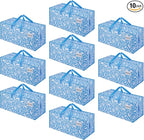 VENO 10 Pack Heavy Duty Moving Bags with Backpack Straps, Zippers & Handles, Extra Large Packing Bags for College Dorm Essentials, Moving Supplies Alternative to Cardboard Moving Boxes