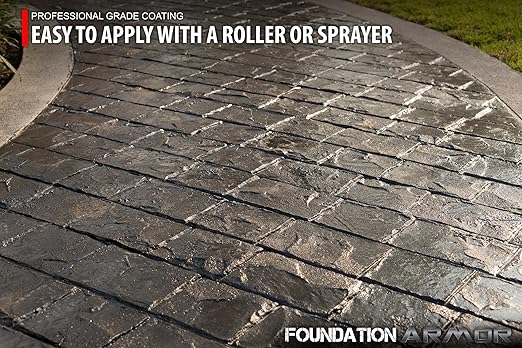 5 GAL Armor AR500 High Gloss Solvent Based Acrylic Concrete Sealer and Paver Sealer - 50 VOC
