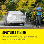Kärcher Vehicle Wash and Wax, Pressure Washer Detergent, Cleans Cars, Bikes, Trucks, Boats and More, Highly Concentrated, Makes up to 20 gal of Cleaner