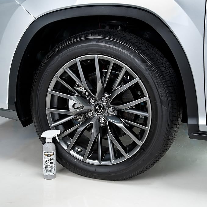 Aero Cosmetics Ceramic Tire Dressing Protector, No Tire Shine, No Dirt or Brake Dust Attracting Residue 16 Fl. oz (2-Pack) Satin/Matte Finish Stays Clean Longer Cleans Up Easier Aircraft Grade