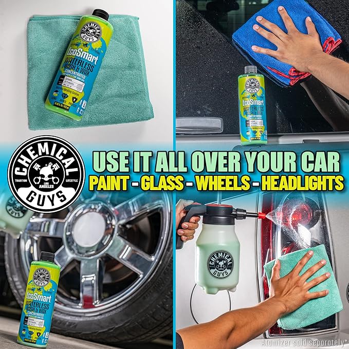 Chemical Guys WAC_707 EcoSmart Hyper Concentrated Waterless Car Wash and Wax, Safe for Cars, Trucks, SUVs, Motorcycles, RVs & More, 128 oz (1 Gallon)