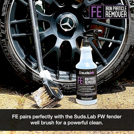 Suds Lab FE Iron Particle Remover, Fallout Rust Remover Spray for Car Detailing, Safe on Car Paint, Motorcycle, RV & Boat Finishes 32 oz.