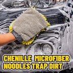 Chemical Guys Three-Way Premium Microfiber Wash Mitt 2 Pack – Ultra Plush Scratch-Free Wash Mitts for Cars, Trucks, Motorcycles & RVs – Safe for Paint, Chrome & Glass
