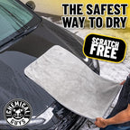 Chemical Guys Woolly Mammoth Large Microfiber Drying Towel - 36 x 25 Inch Gray, Ultra Plush Super Absorbent Car Drying Towel for Cars, Trucks, SUVs, Motorcycles, RVs, and Auto Detailing