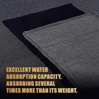 1200 GSM Microfiber Car Drying Towel – Extra Large 24” x 36”, Streak-Free, Scratch-Free, and Ultra-Absorbent for Effortless Car Detailing, Double Twist Pile & & Edgeless Design