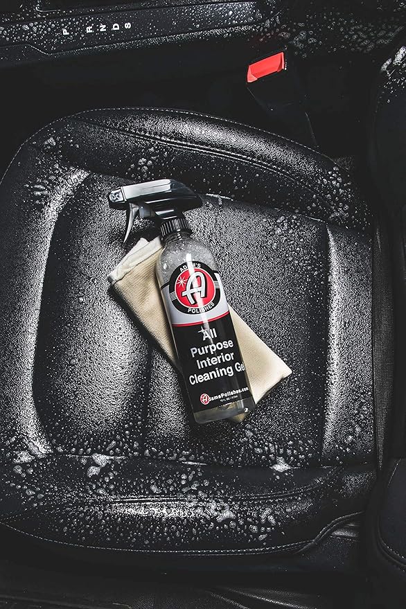 Adam's Polishes All Purpose Interior Cleaning Gel - Best For Detailing Leather Seats Vinyl Carpet Upholstery Plastic Rubber Interior Surfaces Floor Mats & Car Accessories Boat RV Motorcycle Parts