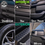 Chemical Guys HydroShield Vinyl, Rubber & Plastic Ceramic Shine Coating - Plastic Restorer for Interior & Exterior Trim, Tires & Trim - Restores Shine, Safe for Cars, Trucks & RVs, 16 fl oz