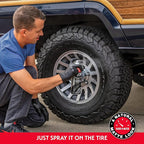Griot's Garage Black Satin Tire Coating, Provides a Low-Gloss, Satin Finish, Non-Greasy, Long-Lasting, Quick-Drying, Easy-to- Use, No Mess, 10951, 15oz