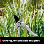 NoCry Premium Pick Up Tool Set — Includes a 36in Flexible Claw Grabber and a Telescoping Magnetic Pickup Stick with a 16lb Pull Force Magnet — Anti-Rust Zinc Coating