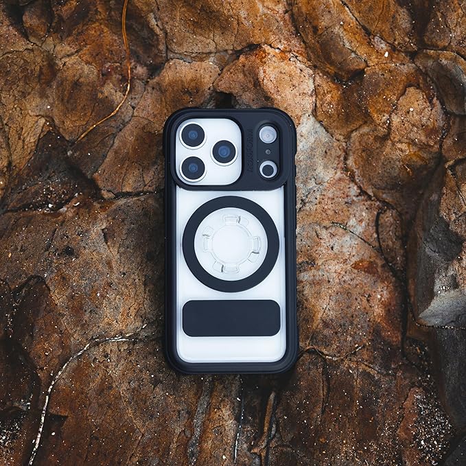 Rokform Crystal Case Compatible with iPhone 17 Pro, Magnetic Cover (Clear)