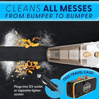 ThisWorx Car Vacuum Cleaner - Portable Handheld Mini Vacuum Cleaner W/ 16ft Cord, Bag, & Attachments - Small Vacuum for Car, RV, Boats, Travel