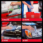 Griot's Garage Rinseless Wash and Wax for Car Cleaning and Detailing, No-Rinse, Waterless Formula For RVs, Boats, Trucks, Motorcycles, 10818, 35 oz