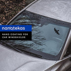 Nano Ceramic Coating for Cars' Windshield: Hydrophobic Glass Coating Spray Kit Provides Advanced Rain Visibility, Repels Dirt for Safer Driving. Professional Ceramic Coating for Cars