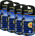 Car Vent Sticks, Long-Lasting Car Air Freshener and Odor Eliminator, 6 Sticks, California Scents, 4 Packs (Newport New Car)