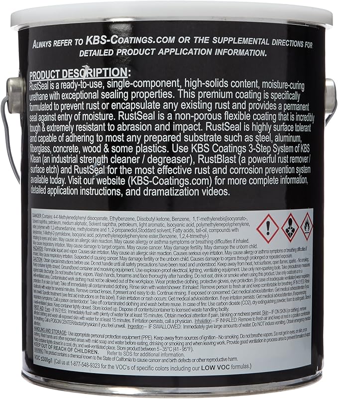 KBS Coatings 4508 Off-White RustSeal - 1 Gallon