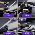 SONAX CC Pro Ceramic Coating Kit – 5 Year Professional Car Paint Protection | High Gloss Ceramic Sealant for Cars | Hydrophobic Coating for Long-Lasting Shine 50mL