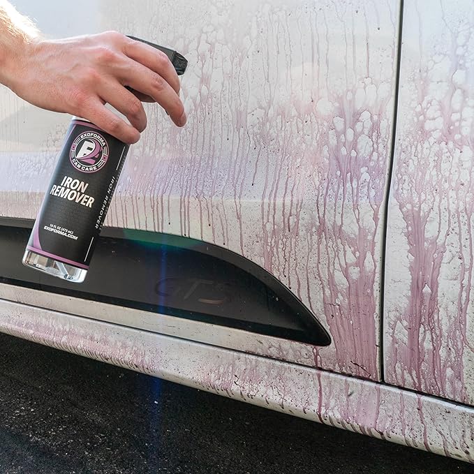 ExoForma Iron Remover - Fast Iron Particle Remover, Prevents Rust | Removes Fallout, Particles & Contaminants, Safe On Paint & Wheels for Car Detailing, 16 oz