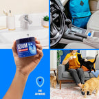 Ozium Odor Eliminating Gel - 4.5oz Air Freshener Alternative for Smoke, Pets, and Musty Odors - Long Lasting Odor Remover for Cars, Homes, Closets and Small Spaces - Carbon Black