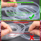Optic Fiber Waterproof Car Side Glow LED Illumination Optic Fiber Band Car Interior Atmosphere Neon Cold Lights 5 Meters (16.40ft)