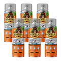 Gorilla Waterproof Patch & Seal Rubberized Sealant Spray, Crystal Clear, 14 Ounce (Pack of 6) - Seals Out Water, Air, and Moisture