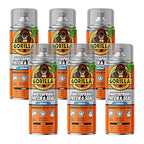 Gorilla Waterproof Patch & Seal Rubberized Sealant Spray, Crystal Clear, 14 Ounce (Pack of 6) - Seals Out Water, Air, and Moisture