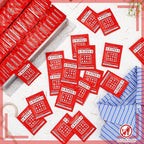 Timgle 200 Pcs Instant Stain Remover Wipes Individual Wrapped Stain Remover Wipes Bulk Portable No-rinse Cleaner for Clothes Fabric Coffee Grease Travel Purse Diaper Bag Car Laundry (Red)