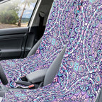 Hahafelt 2 Pack Car Seat Towel Covers with Storage Bag, 63 x 32 Inch Universal Non Slip Waterproof Sweat Protector for Car Truck, Gym Swimming Running, Machine Washable (Retro Kaleidoscope)